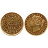 Nfld; 1885 $2 Gold, decent EF/AU example.