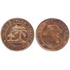 Image 1 : PEI; 1871 1¢ "Coinage" ICCS Superb Gem Mint State-66 Red. 90% Red Lustre.