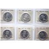 Image 5 : A beautiful 28 Silver Dollar Date Set! 1935-1974.  All  coins are ICCS graded Choice Mint State-63 t