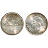 Image 1 : 1937 $1 ICCS Gem Mint State-65 Brilliant and lustrous with light gold and russet tones on both sides