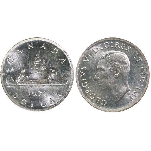 1938 $1 ICCS Choice Mint State-64
