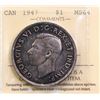 Image 2 : 1947 $1 "Maple Leaf" ICCS Choice Mint State-64, Attractively toned.  Popular and sought after variet