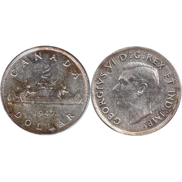 1947 $1 "Maple Leaf" CCCS Choice Extra Fine-45.