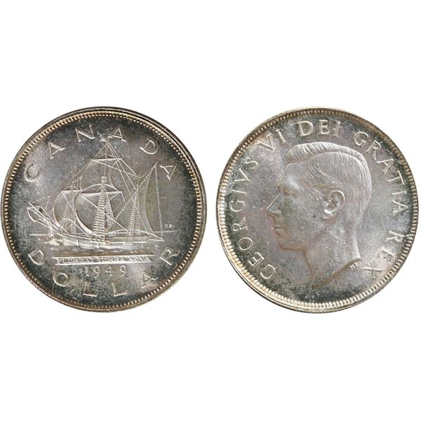 1949 $1 ICCS Superb Gem Mint State-67.  A Brilliant and superior example. Wow! Very flashy and desir