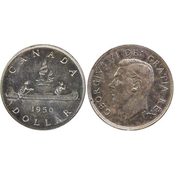 1950 $1 ICCS "Arnprior, DBL 0" Very Choice Mint State-64. A newly offered variety of the popular Arn