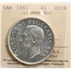Image 2 : 1951 $1 "Arnprior" ICCS Choice Mint State-64 Fully brilliant and lustrous.