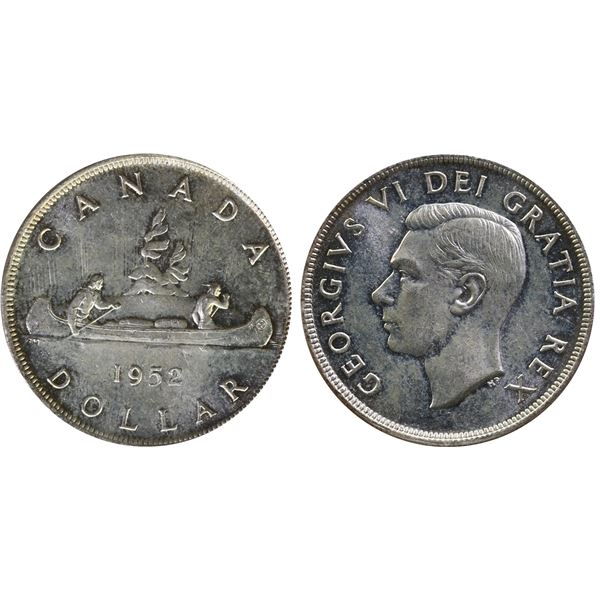 1952 $1 ICCS "ARNPRIOR" Very Choice Mint State-64. An incredibly exciting offering of this most desi
