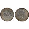 Image 1 : 1957 $1 "1 WL" ICCS Gem Mint State-65 Delicate russet and silver grey tones over full underlying lus