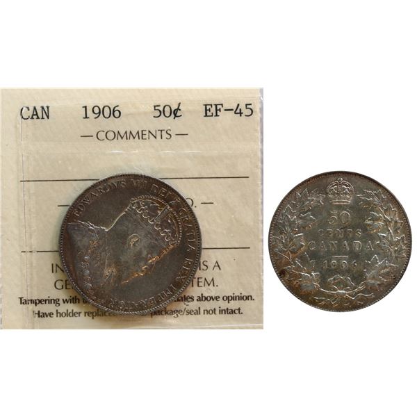 1906 50¢ ICCS Choice Extra Fine-45