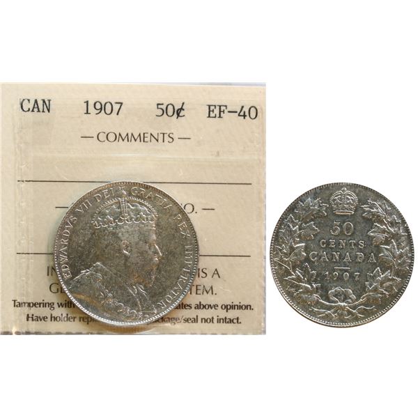1907 50¢ ICCS Extra Fine-40