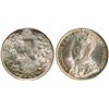 Image 1 : 1934 50¢ ICCS/PCGS Gem Mint State-65 Brilliant and lustrous with light golden tone.  A superior exam