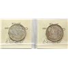 Image 2 : 1947 50¢ "Maple Leaf", 1947 "Straight 7" Both coins ICCS Choice Mint State-63.