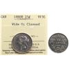 Image 1 : 1880H 25¢ "Wide 0, Cleaned" ICCS Choice Very Fine-30