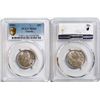 Image 2 : 1932 25¢ PCGS Superb Gem Mint State-66. Amazing coin with a vast array of colours highlighing gem fe