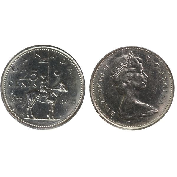 1973 25¢ "Large Bust" ICCS Choice Mint State-63