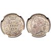 Image 1 : 1870 10¢ "Wide 0" ICCS & NGC Very Choice Mint State-64.  Delicate pink, gold and russet tones over f