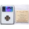 Image 3 : 1870 10¢ "Wide 0" ICCS & NGC Very Choice Mint State-64.  Delicate pink, gold and russet tones over f