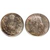 Image 1 : 1902 10¢ ICCS Choice Mint State-64.  Fully lustrous example with lightly scattered tints.