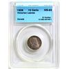 Image 2 : 1909 10¢ "Victorian Leaves" CCCS Choice Mint State-63 Light tone over full underlying lustre.  Scarc
