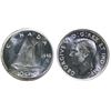 Image 1 : 1946 10¢ "Dbl 194" ICCS Very Choice Mint State-64. Beautiful white luster and an interesting unliste