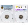 Image 2 : 1903 5¢ PCGS Superb Gem Mint State-66.  Superb emerald, blue and russet tones over full underlying l