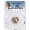 Image 2 : 1904 5¢ PCGS Superb Gem Mint State-66+ Ex. Great lustre with spectacular colours.  An amazing exampl