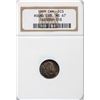 Image 2 : 1909 5¢ "Round Leaves" NGC Superb Gem Mint State-67.  Intense rainbow tones over full underlying lus