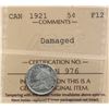 Image 2 : 1921 5¢ ICCS Fine-12 with issues.  "The Prince of Canadian Coins" Brilliant example with strong deta