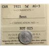 Image 2 : 1921 5¢ ICCS AG-3 with issues.  A rare opportunity to acquire The Prince of Canadian coins at an aff