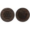 Image 1 : 1881H 1¢ "Dbl Die Obverse" ICCS Choice Mint State-62 Trace Red.  Very scarce in high grade.