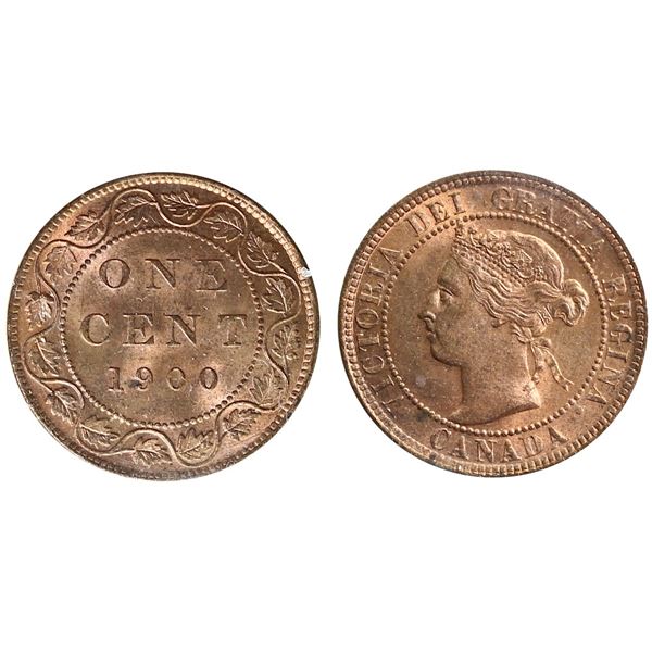 1900 1¢ ICCS Gem Mint State-65 Red.  A near Full red example with superb eye appeal.  Ex Landon exam