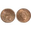 Image 1 : 1900 1¢ ICCS Gem Mint State-65 Red.  A near Full red example with superb eye appeal.  Ex Landon exam