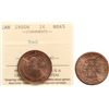 Image 1 : 1900H 1¢ ICCS Gem Mint State-65 Full red.    A beauty!