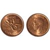 Image 1 : 1941 1¢  ICCS Superb Gem Mint State-66 95% Full Red.  A stunning and blazing red example with full l