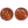 Image 1 : 1951 1¢ ICCS Superb Gem Mint State-66RD. Virtually Full red and lustrous example. Prominence V saw a
