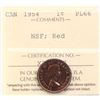 Image 2 : 1954 1¢ "NSF"  ICCS Superb Gem Proof-Like-66  Full wine Red.