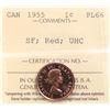 Image 2 : 1955 1¢ ICCS Superb Gem Proof-like-66 Red, Ultra Heavy Cameo. A popular and difficult coin to encoun