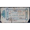 Image 1 : SCRIP; "Défricheurs de la Rivière aux sables" MALBAIE/CHICOUTIMI 1848 10 Schelins (10 SHILLINGS) #19