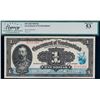 Image 3 : Newfoundland 1920 $1#A281405 NF-12d Legacy Choice About Uncirculated-53.  A very bright example with