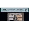 Image 1 : 1870 25¢ "Shinplaster" - DC-1cP1 "Plain series" FRONT PROOF - PMG Uncirculated-60 with issues.  Proo