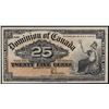 Image 1 : 1900 25¢ "Shinplaster" DC-15c - Saunders - Legacy Superb Gem Uncirculated-66PPQ.  This is a pristine