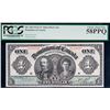 Image 3 : 1911 $1 DC-18d #012932P, PCGS Choice About Uncirculated-58PPQ.  A bright and attractive example.