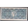 Image 2 : 1912 $5 DC-21g #C515204 Hyndman-Saunders "Seal Only" VF with small tear at top.
