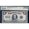Image 3 : 1923 $1 DC-25o #E4944913, Legacy Superb Gem Uncirculated-67PPQ.  This is a pristine issue with great