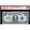 Image 4 : 1923 $1 DC-25o #E6601723-1727. Lot of 5 consecutive numbered notes BCS Choice About Uncirculated-58.