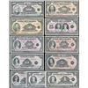 Image 1 : 1935 Set - $1-$1000  "English text" Includes $1 Letter A & B, $2, $5, $10, $20 Small & Large Seals. 