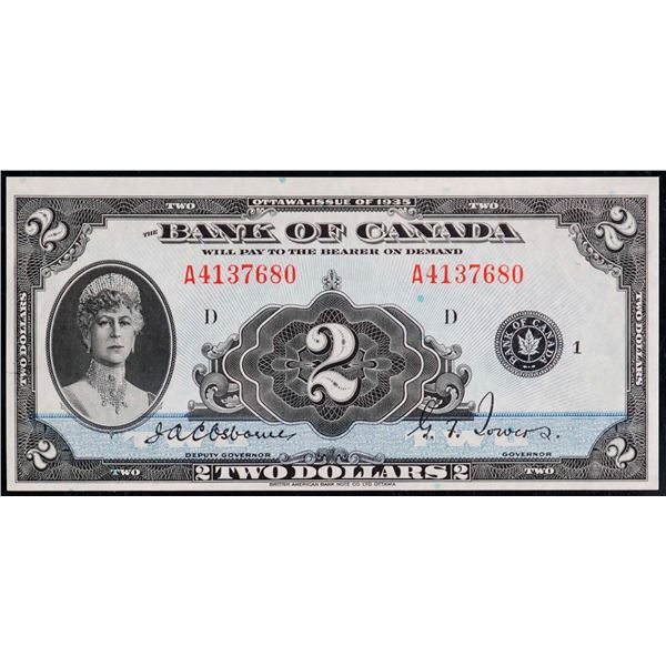 1935 $2 BC-3 #A4137680, PMG Choice Uncirculated-63EPQ.  This is a choice example with great eye appe