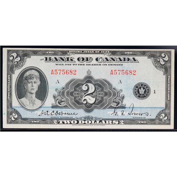 1935 $2 BC-3 #A575682 Bright VF-EF example