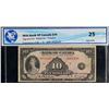 Image 3 : 1935 $2 BC-3 #A3866647, PMG Choice Very Fine-25 & $10 #A902445 VF condition.  Lot of 2 notes, $10 be