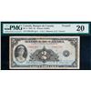Image 1 : 1935 $2 BC-4 #F661387 French PMG Very Fine-20